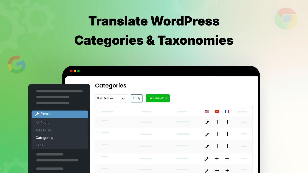 Automatically Translate WordPress Categories, Tags & Taxonomies