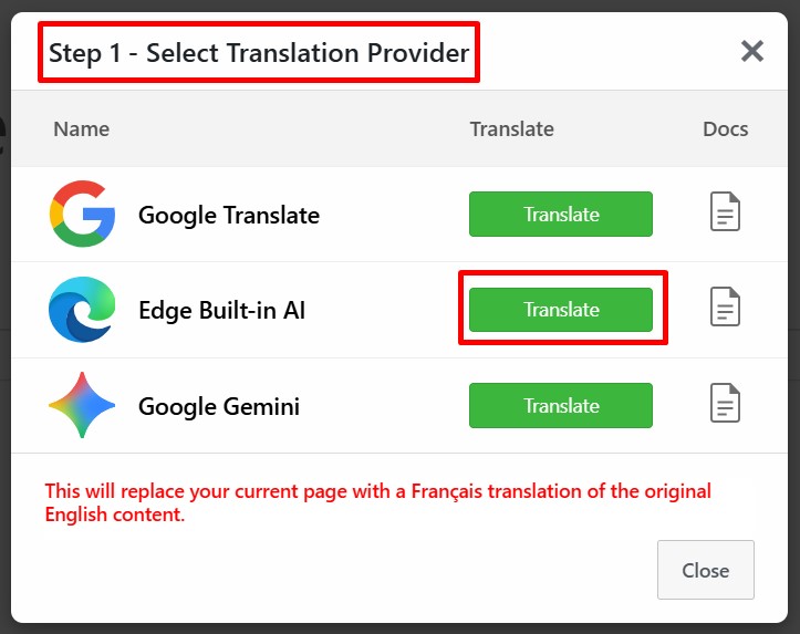 edge ai linguator translation